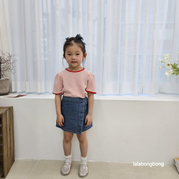 Lalabongbong - Korean Children Fashion - #prettylittlegirls - Waffle ST Tee - 7