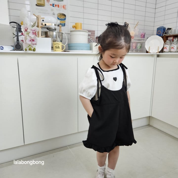 Lalabongbong - Korean Children Fashion - #prettylittlegirls - Frill Jump Suit - 2