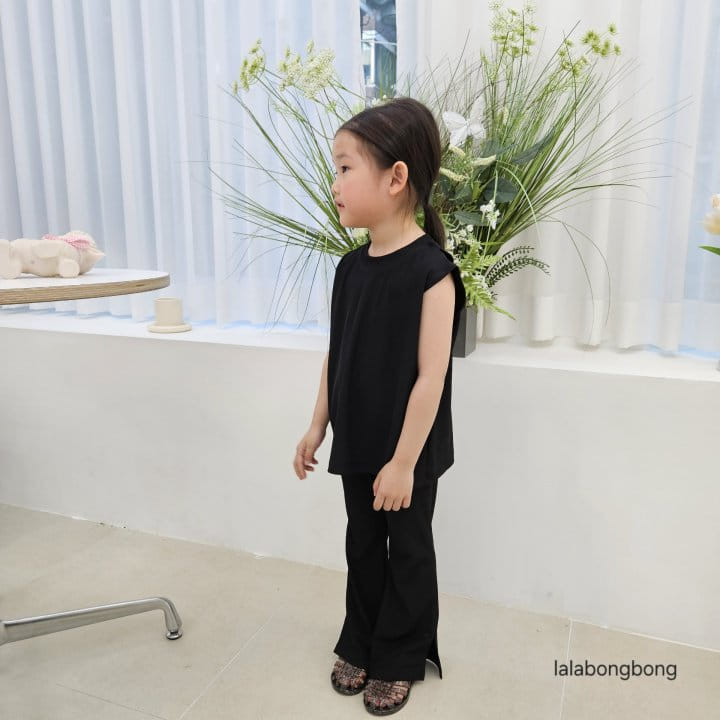 Lalabongbong - Korean Children Fashion - #stylishchildhood - Slit Top Bottom Set - 9