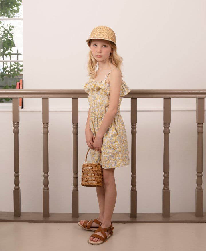 Le Bev - Korean Children Fashion - #kidsstore - Liberty Straw hat - 2