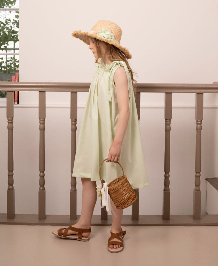 Le Bev - Korean Children Fashion - #kidzfashiontrend - Lily Ribbon Dress - 2