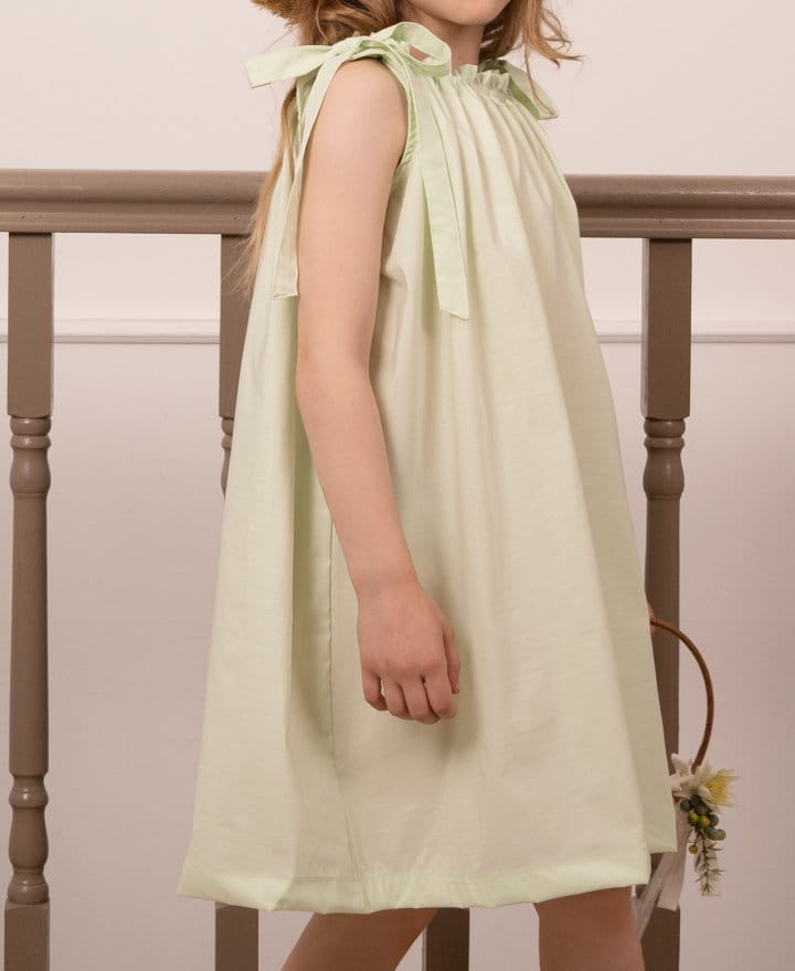 Le Bev - Korean Children Fashion - #Kfashion4kids - Lily Ribbon Dress - 4