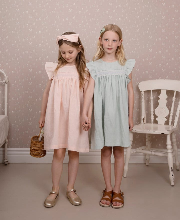Le Bev - Korean Children Fashion - #littlefashionista - Soft Linen Dress - 2
