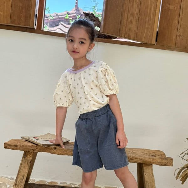 Le petitmot - Korean Children Fashion - #Kfashion4kids - Sweety Waffle Color Tee