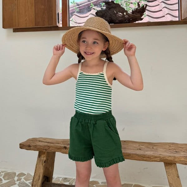 Le petitmot - Korean Children Fashion - #kidsshorts - ST Lace Sleeveless