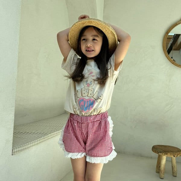 Le petitmot - Korean Children Fashion - #littlefashionista - Bubble Rabbit Tee With MOM