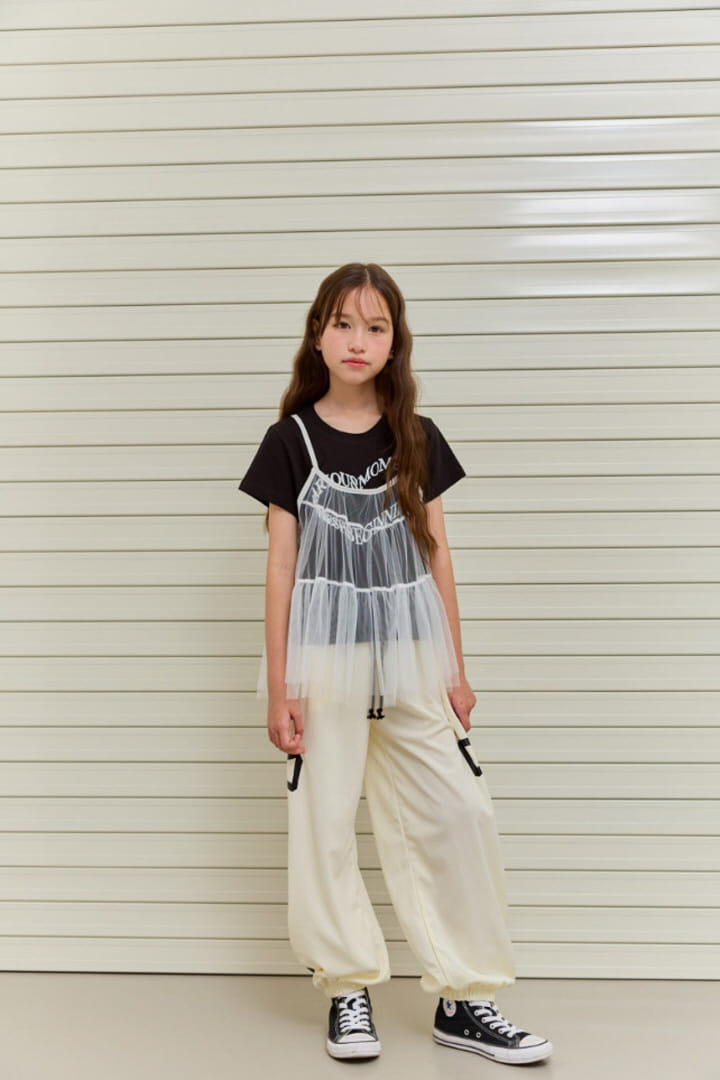 Lilas - Korean Children Fashion - #kidzfashiontrend - Sugar Mesh Tee - 4