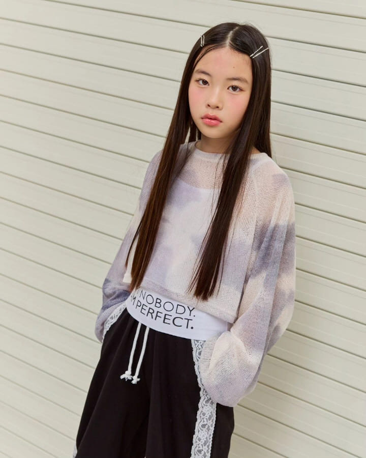 Lilas - Korean Children Fashion - #fashionkids - Tie Dyeing Loose Tee - 5