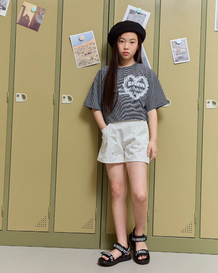 Lilas - Korean Children Fashion - #kidsshorts - Bilik Crop Tee - 7