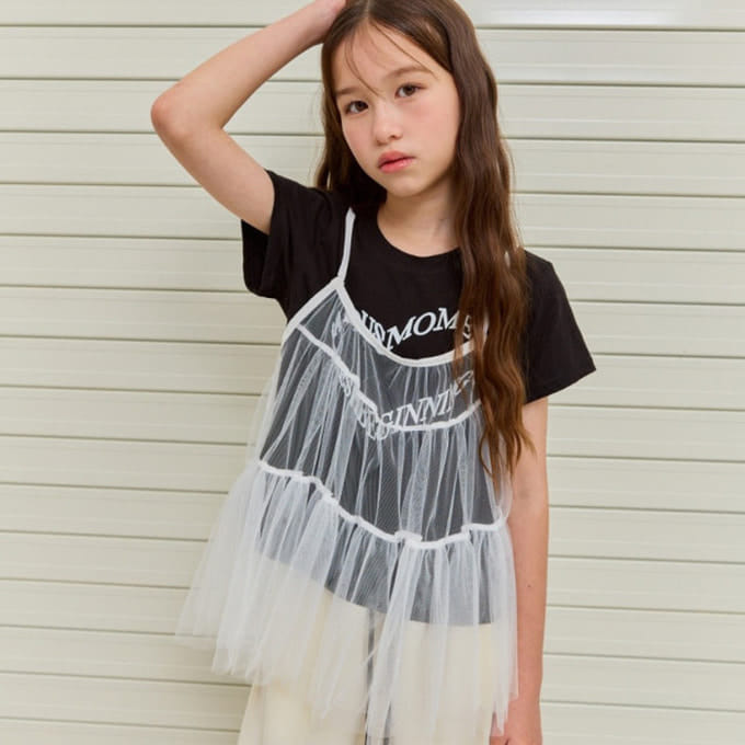 Lilas - Korean Children Fashion - #kidsshorts - Sugar Mesh Tee