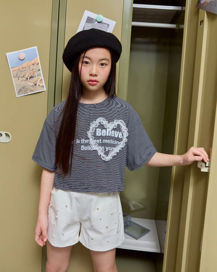 Lilas - Korean Children Fashion - #kidsstore - Bilik Crop Tee - 8