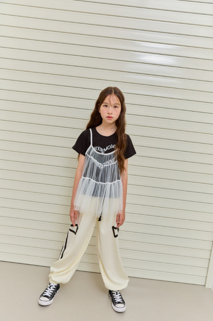 Lilas - Korean Children Fashion - #kidzfashiontrend - Sugar Mesh Tee - 3