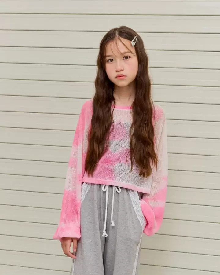 Lilas - Korean Children Fashion - #Kfashion4kids - Lace Wide Pants - 4