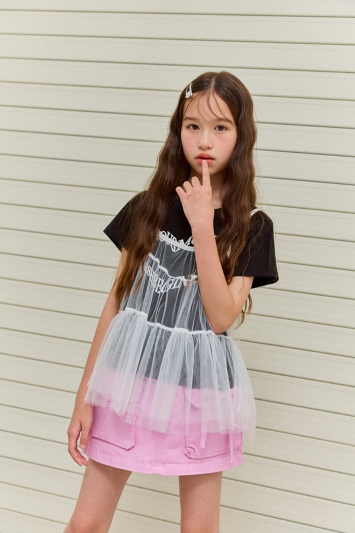 Lilas - Korean Children Fashion - #magicofchildhood - Sugar Mesh Tee - 6