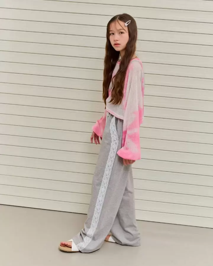 Lilas - Korean Children Fashion - #prettylittlegirls - Lace Wide Pants - 7