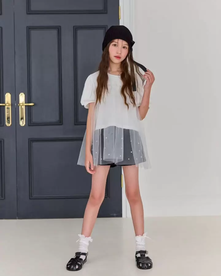 Lilas - Korean Children Fashion - #stylishchildhood - Pure Mesh Tee - 3