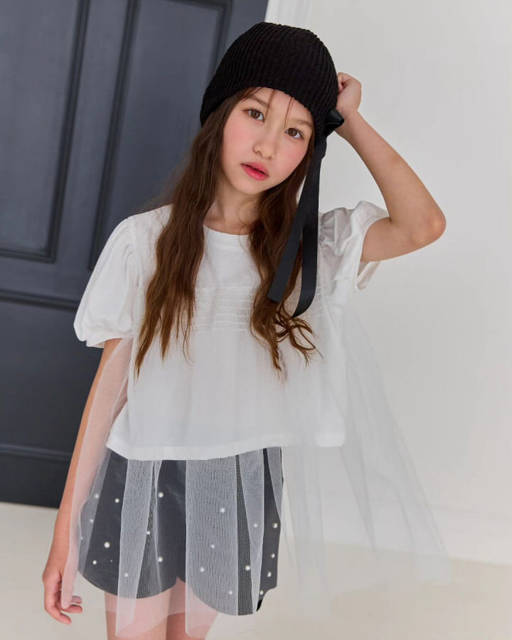 Lilas - Korean Children Fashion - #toddlerclothing - Pure Mesh Tee - 2