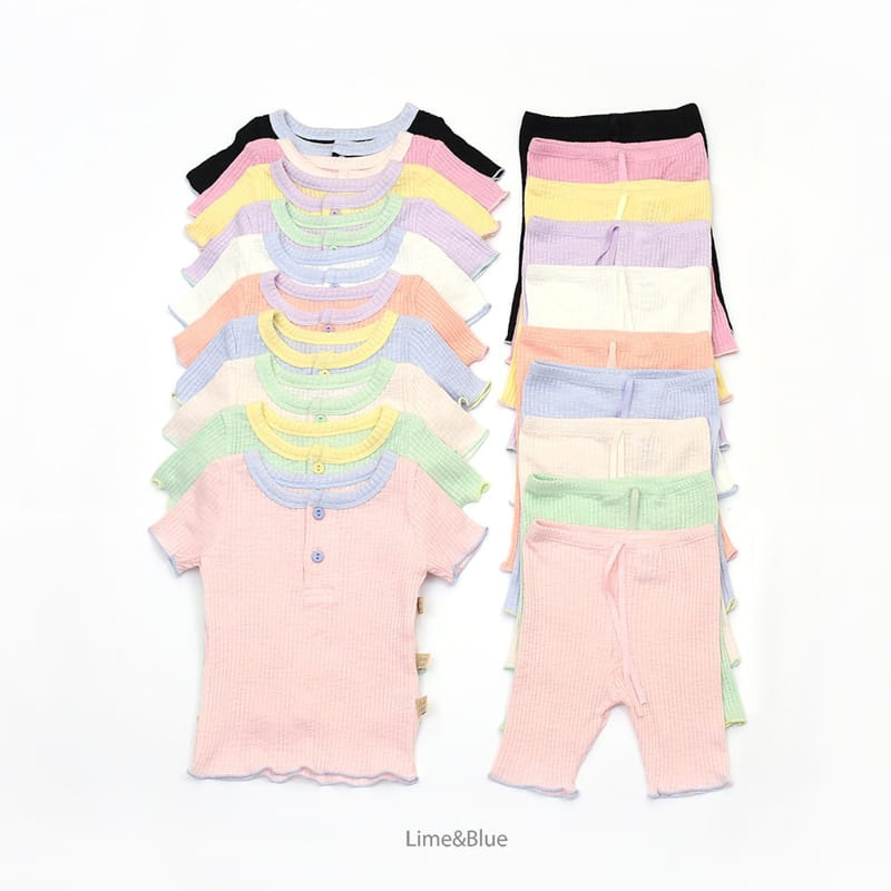 Lime & Blue - Korean Children Fashion - #stylishchildhood - Marshmallow Easy Wear - 4