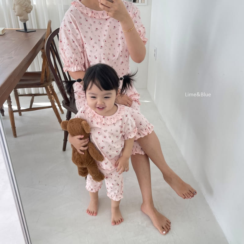 Lime & Blue - Korean Children Fashion - #childofig - Lora Easy Wear With Mom