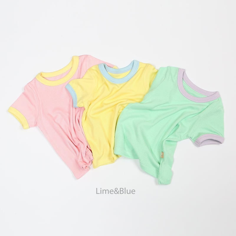 Lime & Blue - Korean Children Fashion - #kidzfashiontrend - Macaroon Easy Wear - 5