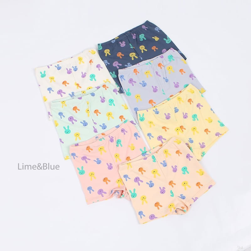 Lime & Blue - Korean Children Fashion - #minifashionista - Color To To Sleeveless Top Bottom Set - 8