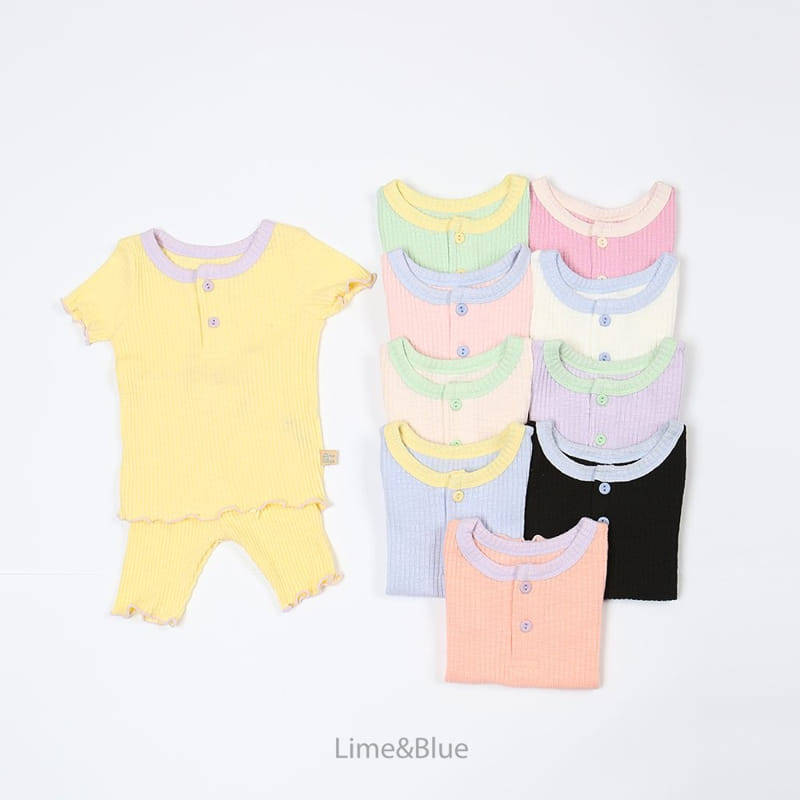 Lime & Blue - Korean Children Fashion - #stylishchildhood - Marshmallow Easy Wear - 3