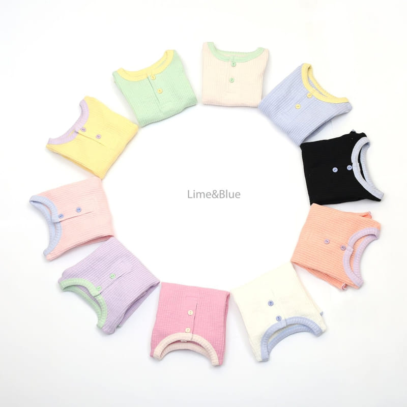 Lime & Blue - Korean Children Fashion - #todddlerfashion - Marshmallow Easy Wear