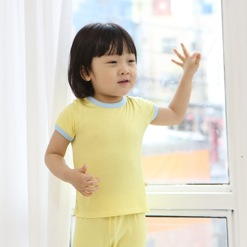 Lime & Blue - Korean Children Fashion - #todddlerfashion - Macaroon Easy Wear - 11