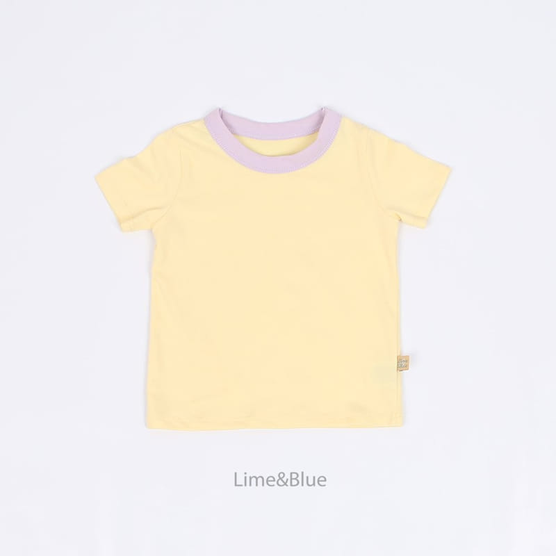 Lime & Blue - Korean Children Fashion - #todddlerfashion - Summer Half Top Bottom Set - 8