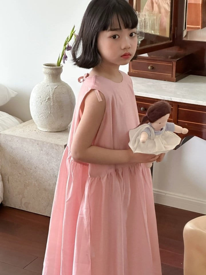 Little Rabbit - Korean Children Fashion - #kidsshorts - Pink One-Piece - 3