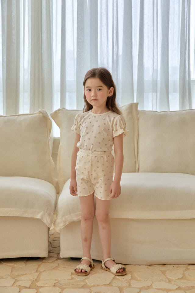 Lolobole - Korean Children Fashion - #Kfashion4kids - Small Flower Easy Wear - 2