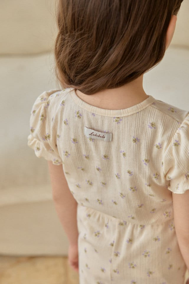 Lolobole - Korean Children Fashion - #discoveringself - Small Flower Easy Wear - 11