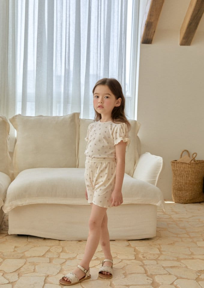 Lolobole - Korean Children Fashion - #minifashionista - Small Flower Easy Wear - 5