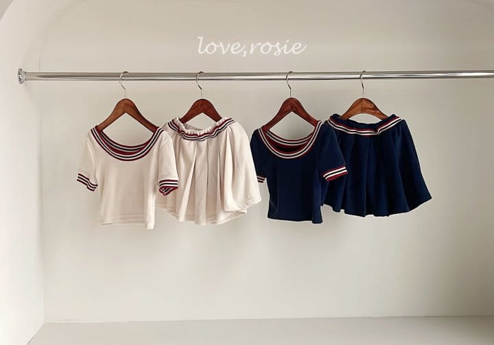 Love Rosie - Korean Children Fashion - #childofig - Towel Mu Mu Skirt Top Bottom Set - 2