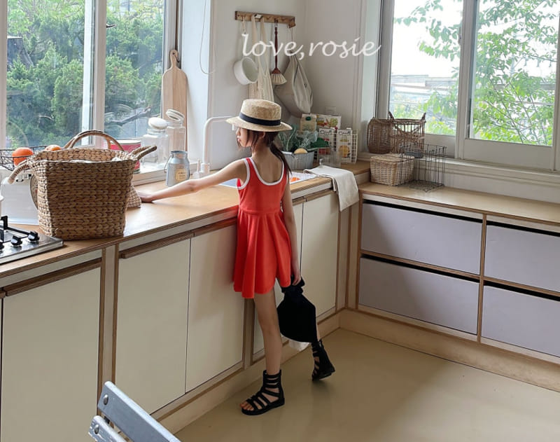 Love Rosie - Korean Children Fashion - #discoveringself - Hip Terry Piping One-Piece - 11