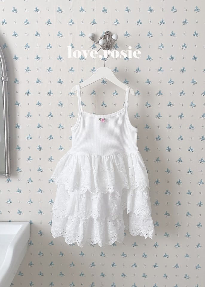 Love Rosie - Korean Children Fashion - #kidsstore - Eyelet Punching Kan Kan One-Piece - 3