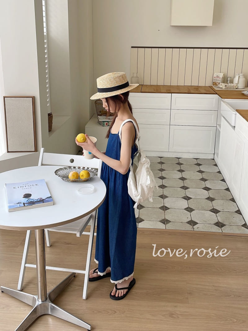 Love Rosie - Korean Children Fashion - #minifashionista - Dot Denim Jump Suit - 7