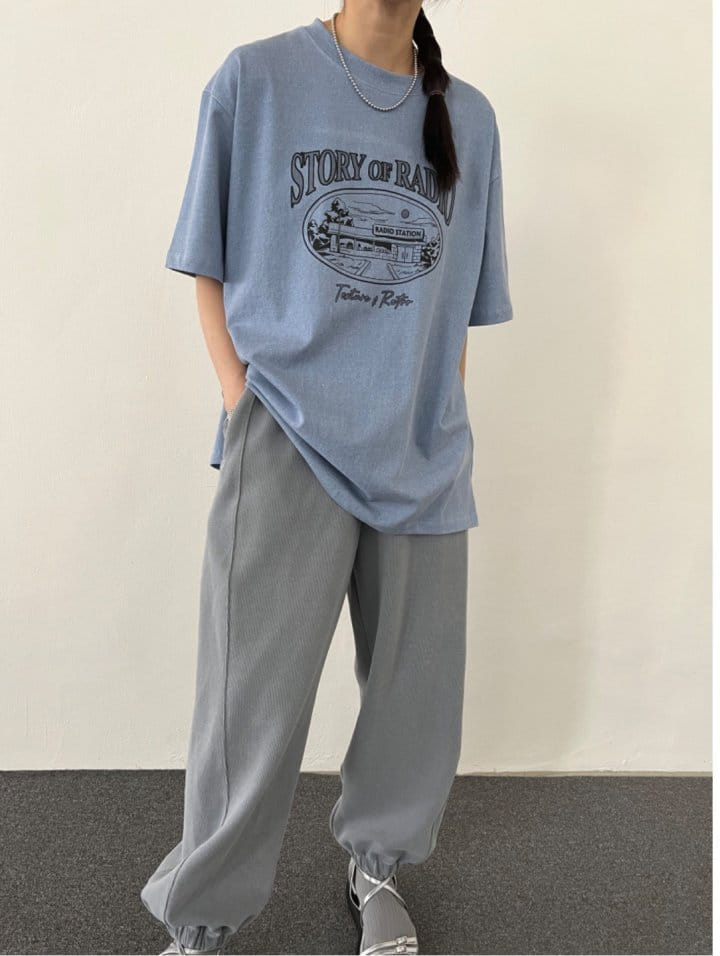 Lowell - Korean Women Fashion - #momslook - Station Pigment Tee - 7