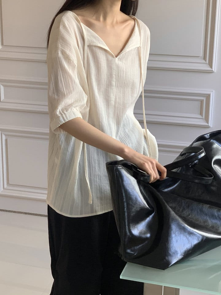 Lowell - Korean Women Fashion - #vintageinspired - Beka Blouse - 11