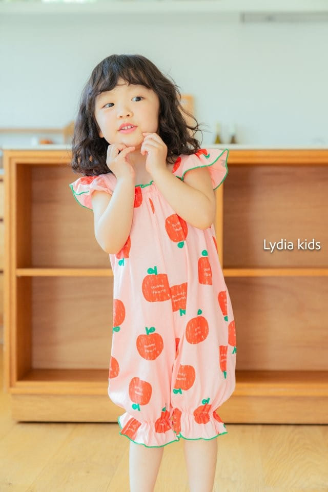 Lydia - Korean Children Fashion - #discoveringself - Apple Overalls