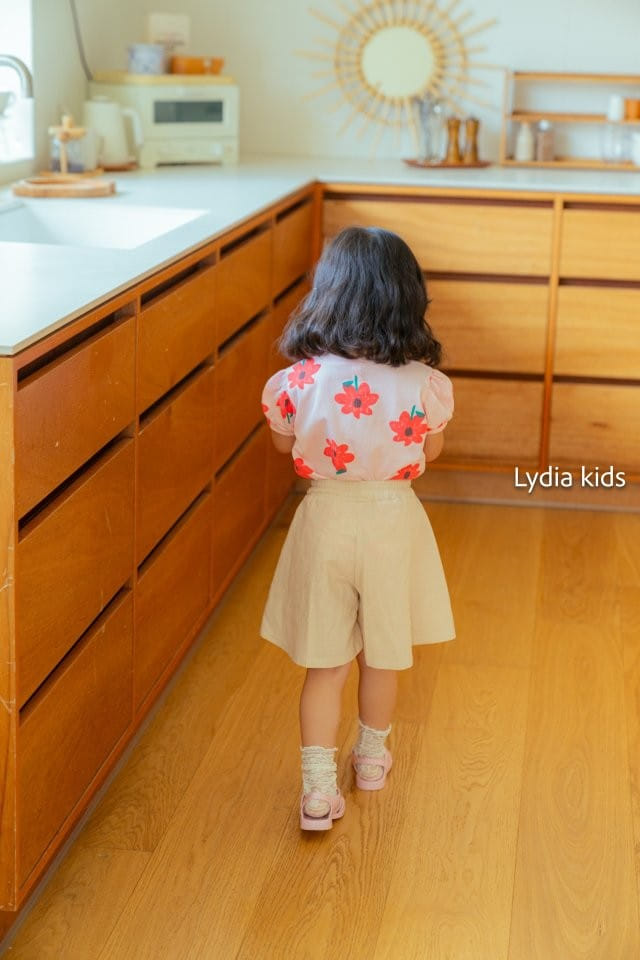 Lydia - Korean Children Fashion - #fashionkids - Flower Tee - 4
