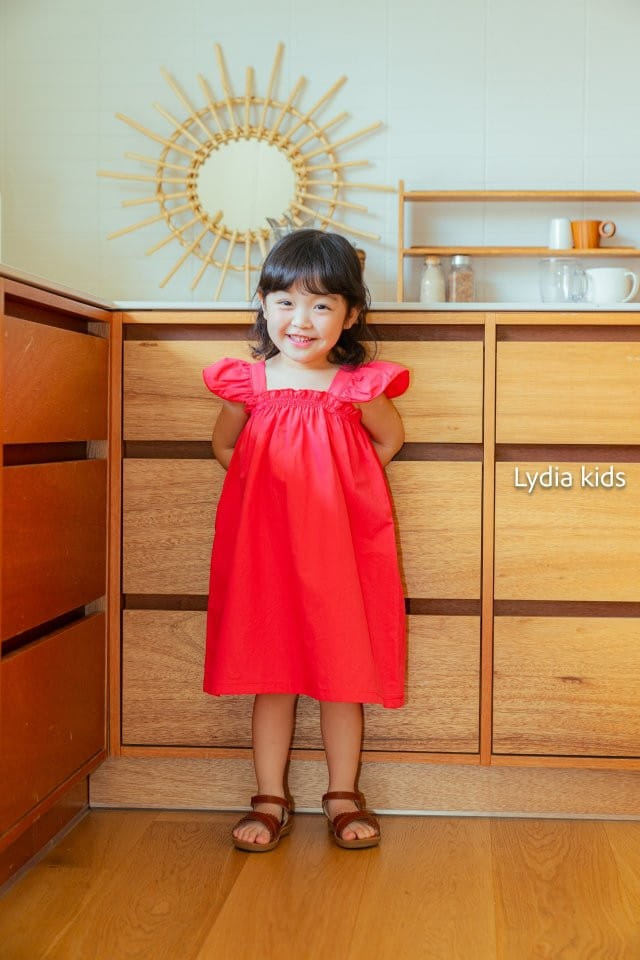 Lydia - Korean Children Fashion - #kidsstore - Sha Sha Wing One-Piece - 3