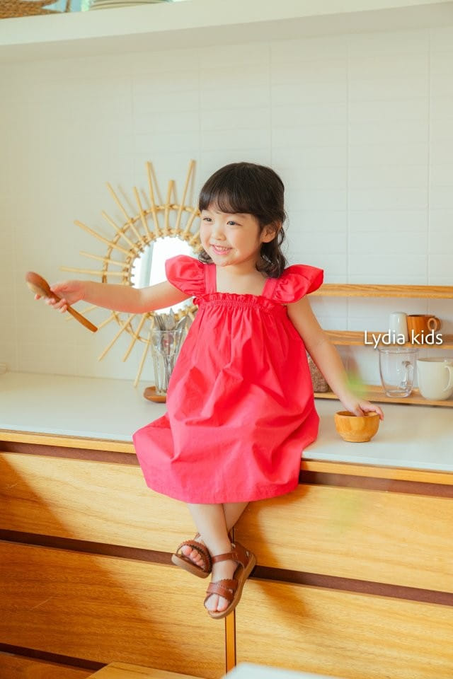 Lydia - Korean Children Fashion - #kidsstore - Sha Sha Wing One-Piece - 4