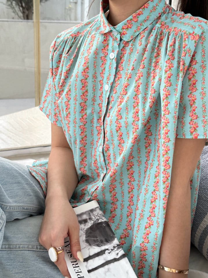 Marmar - Korean Women Fashion - #womensfashion - Gemma Shirring Shirt - 4