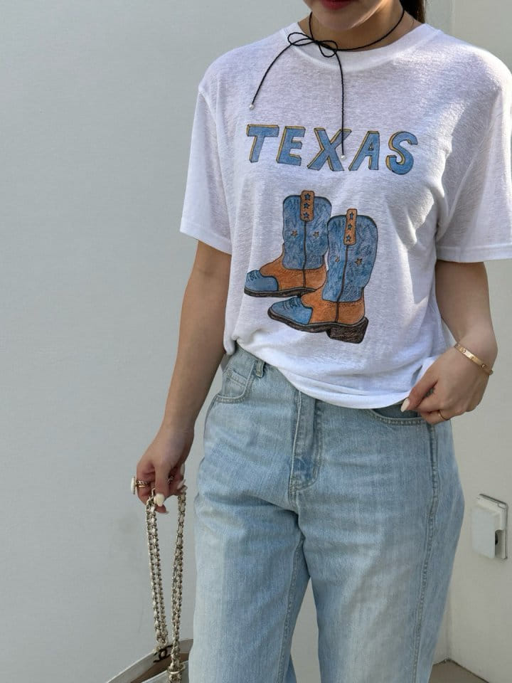 Marmar - Korean Women Fashion - #momslook - Texas Tee - 3