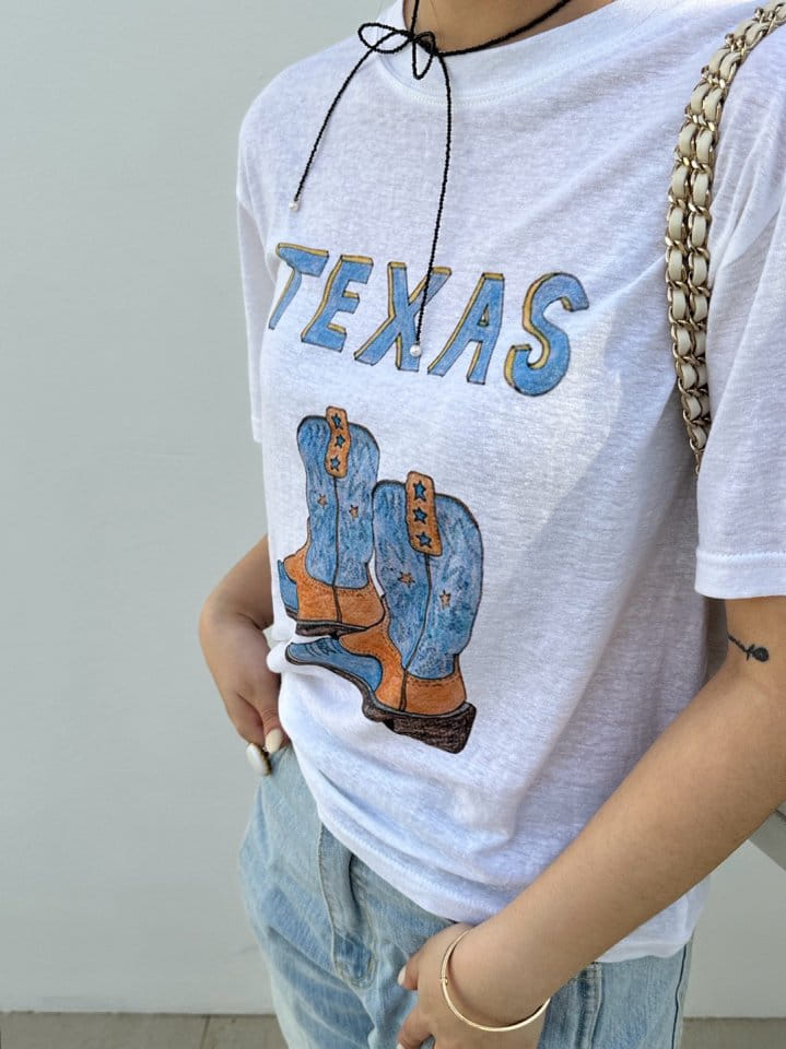 Marmar - Korean Women Fashion - #momslook - Texas Tee - 5