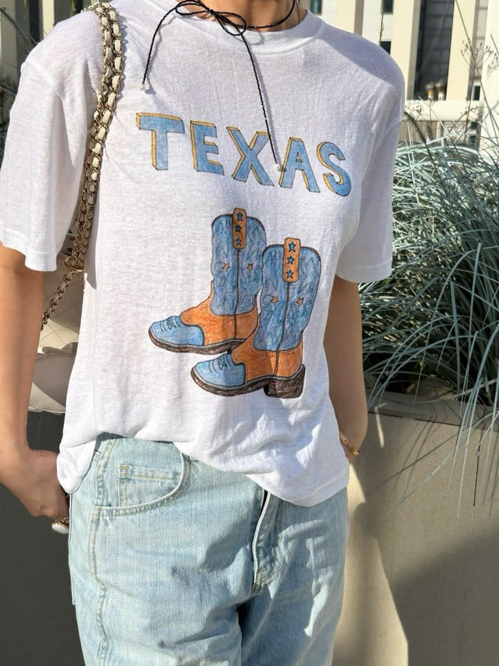 Marmar - Korean Women Fashion - #momslook - Texas Tee - 7