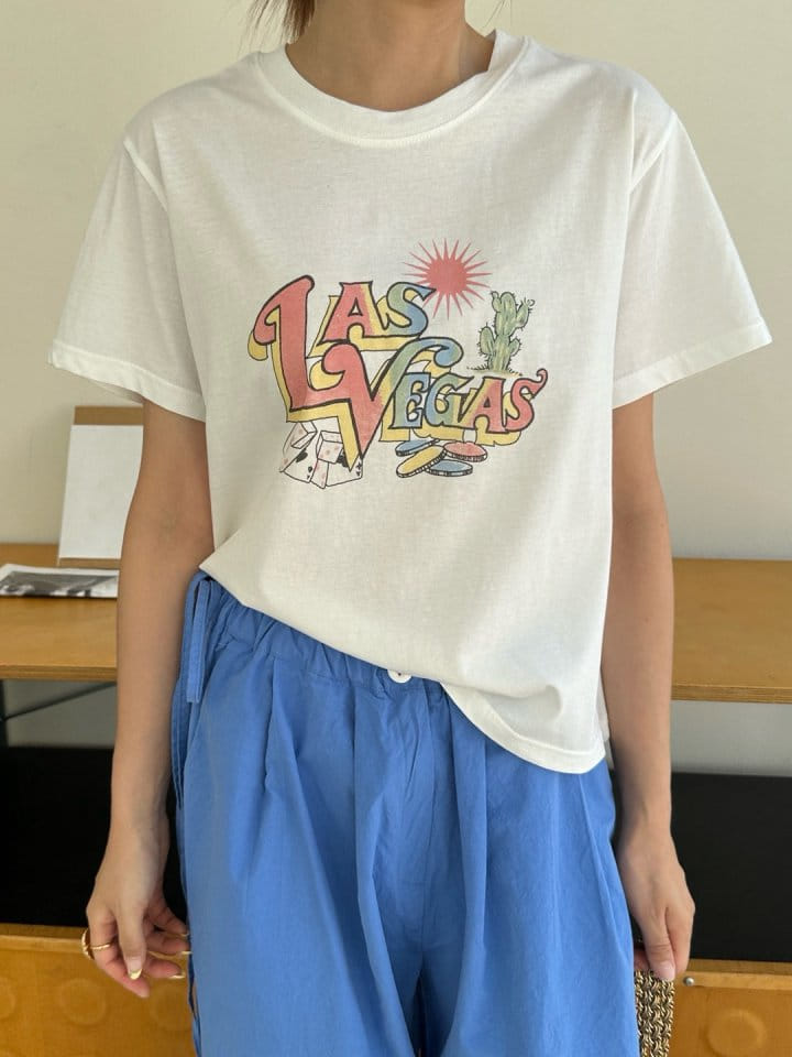 Marmar - Korean Women Fashion - #momslook - Las Vegas Tee - 5