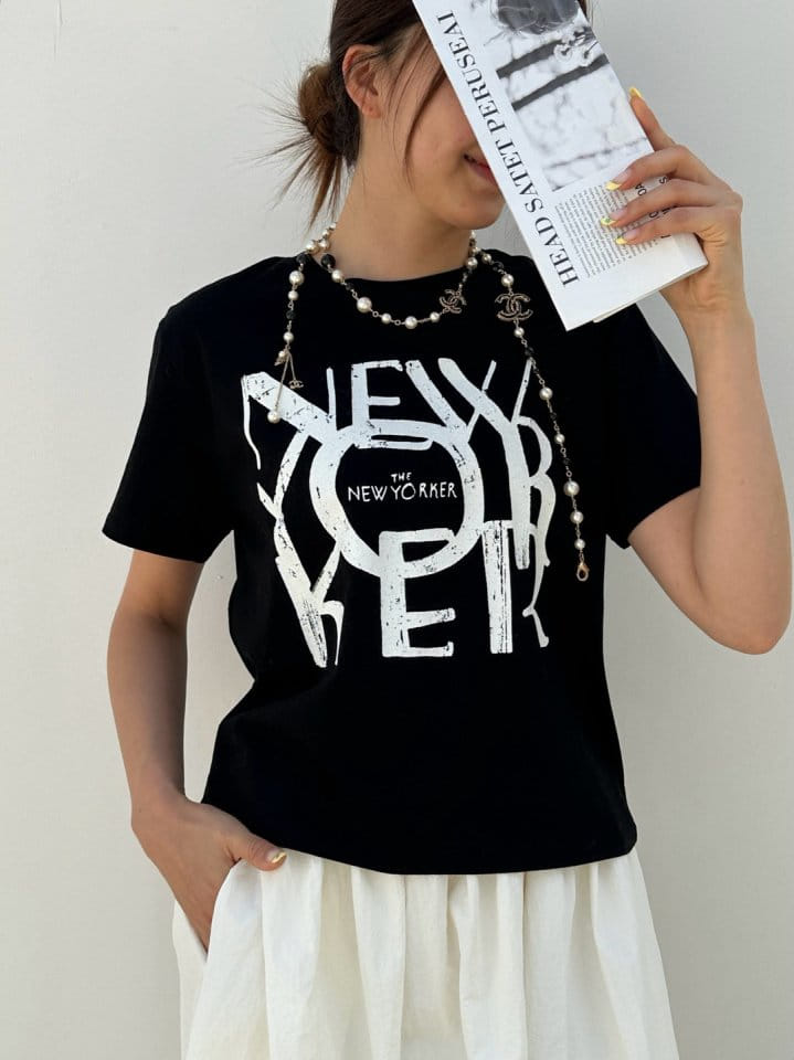 Marmar - Korean Women Fashion - #momslook - New York Tee