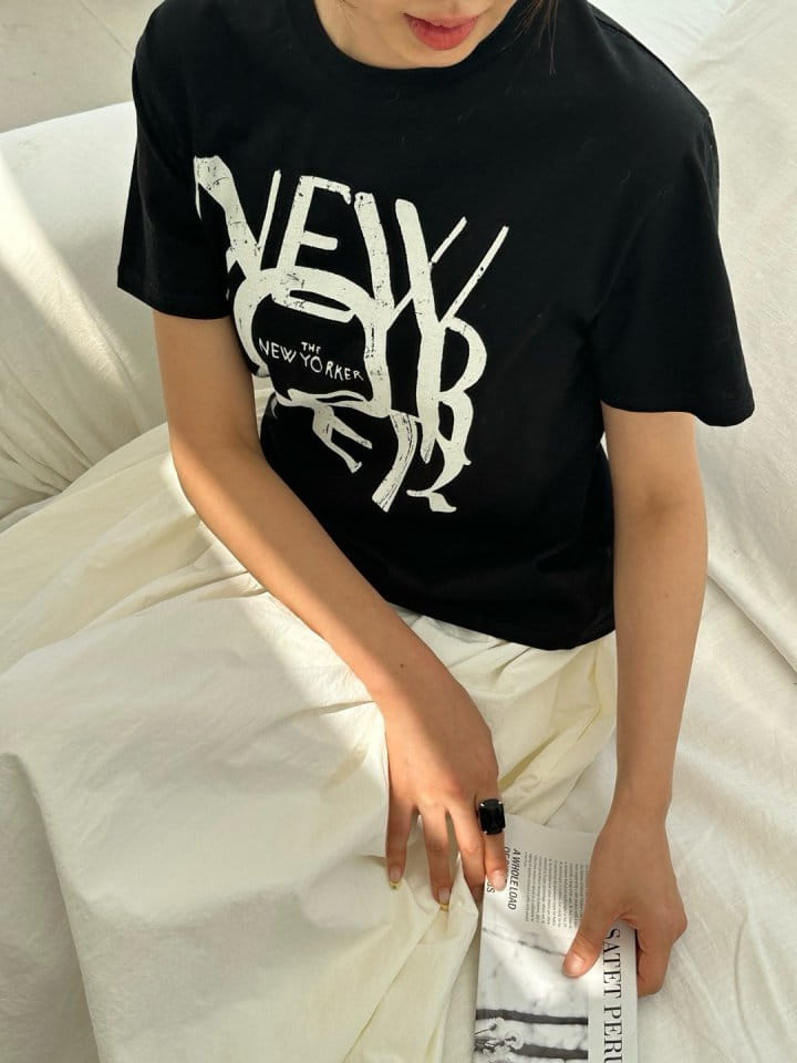 Marmar - Korean Women Fashion - #momslook - New York Tee - 3